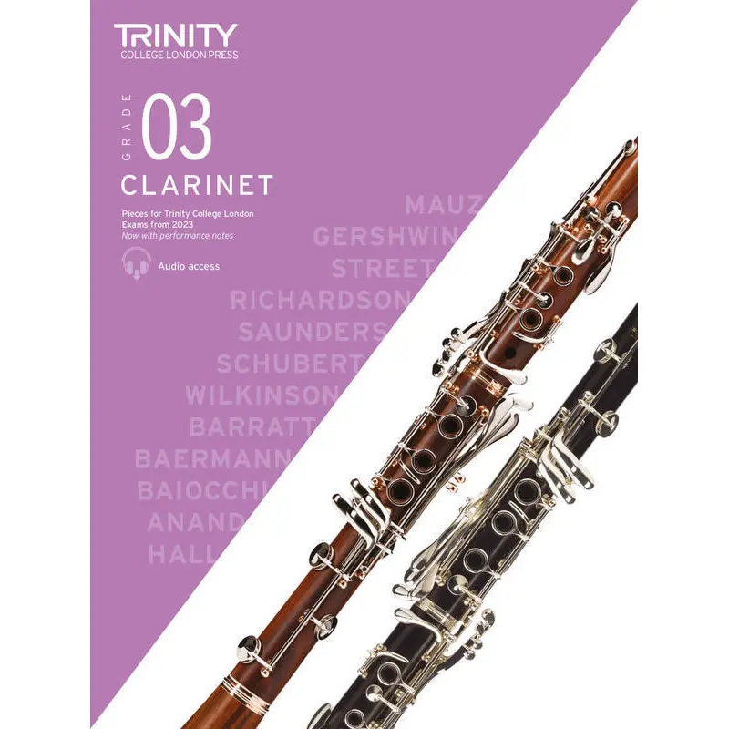 TRINITY CLARINET EXAM PIECES FROM 2023 GRADE 3