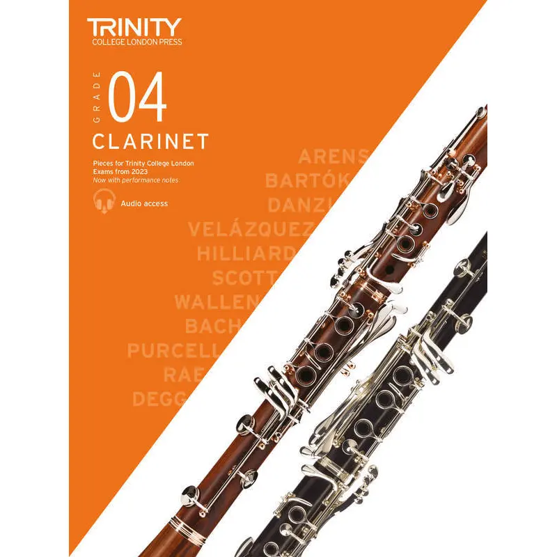 TRINITY CLARINET EXAM PIECES FROM 2023 GRADE 4