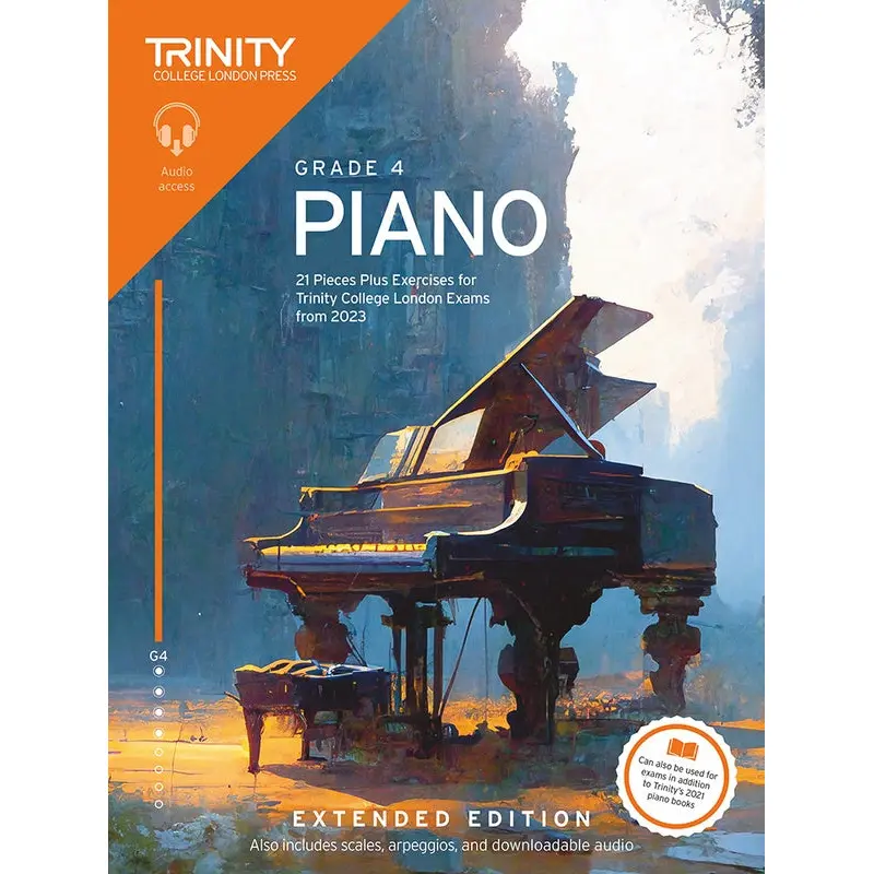 TRINITY PIANO EXAM PIECES & EXERCISES 2023 GR 4 EXTENDED OLA