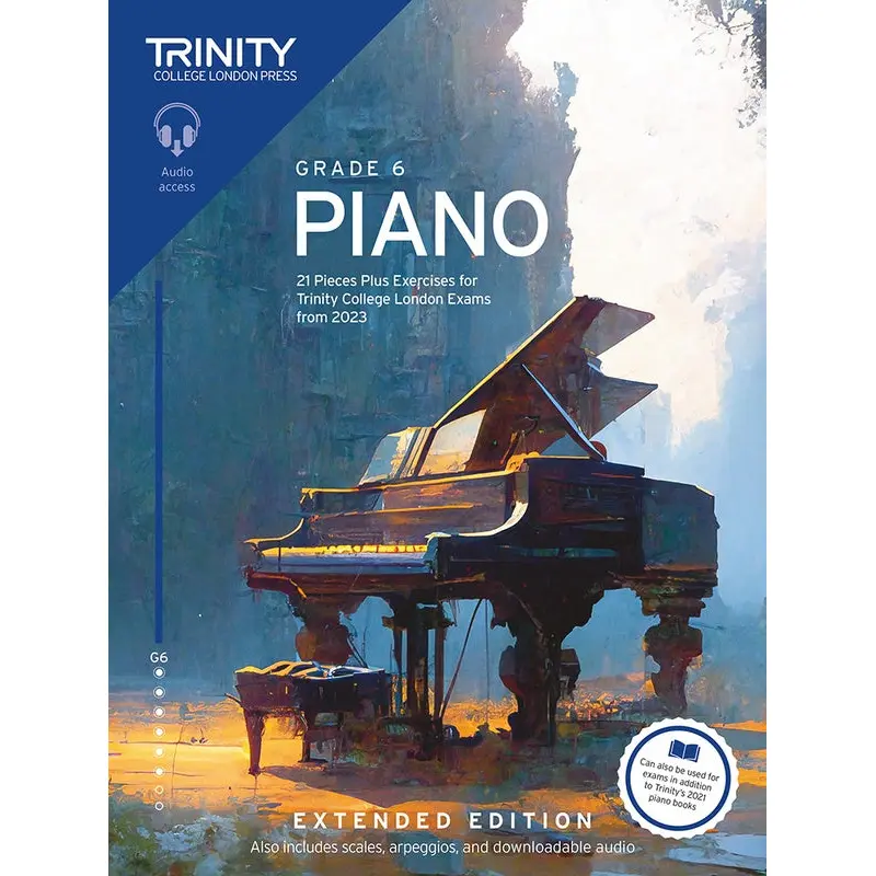 TRINITY PIANO EXAM PIECES & EXERCISES 2023 GR 6 EXTENDED OLA