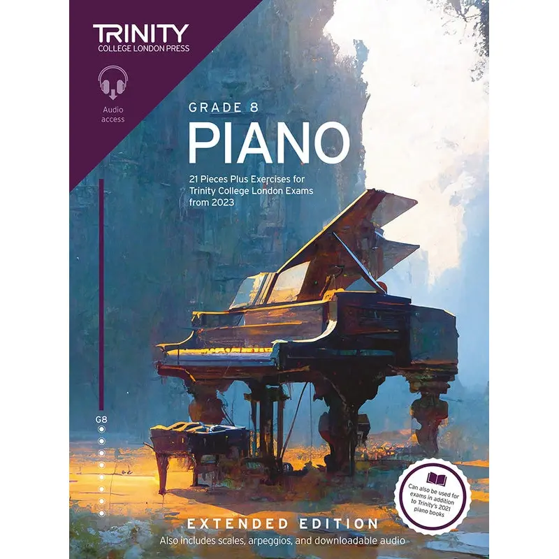 TRINITY PIANO EXAM PIECES & EXERCISES 2023 GR 8 EXTENDED OLA