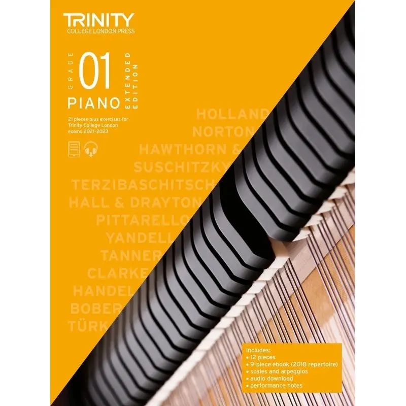 TRINITY PIANO PIECES & EXERCISES 2021-23 GR 1 EXTENDED