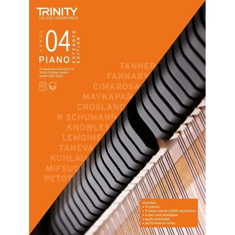 TRINITY PIANO PIECES & EXERCISES 2021-23 GR 4 EXTENDED