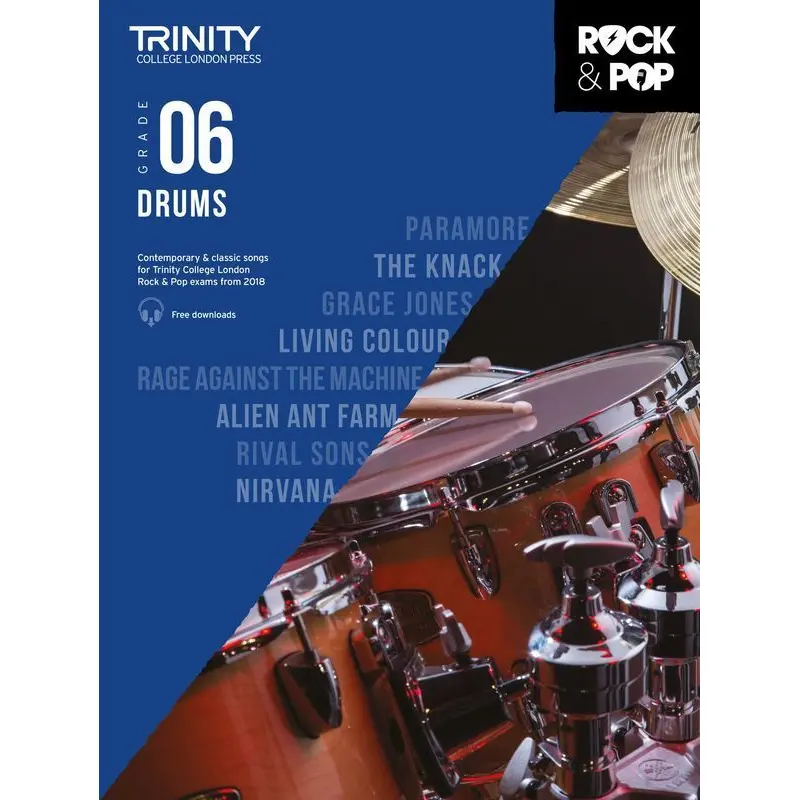 TRINITY ROCK & POP DRUMS GR 6 2018