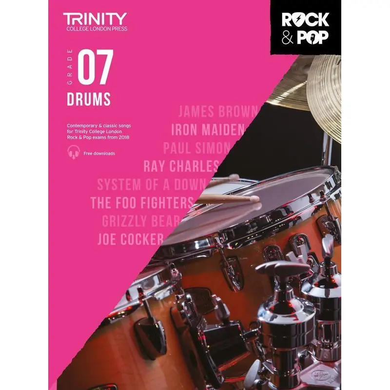 TRINITY ROCK & POP DRUMS GR 7 2018