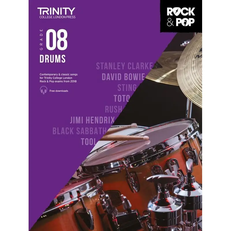 TRINITY ROCK & POP DRUMS GR 8 2018