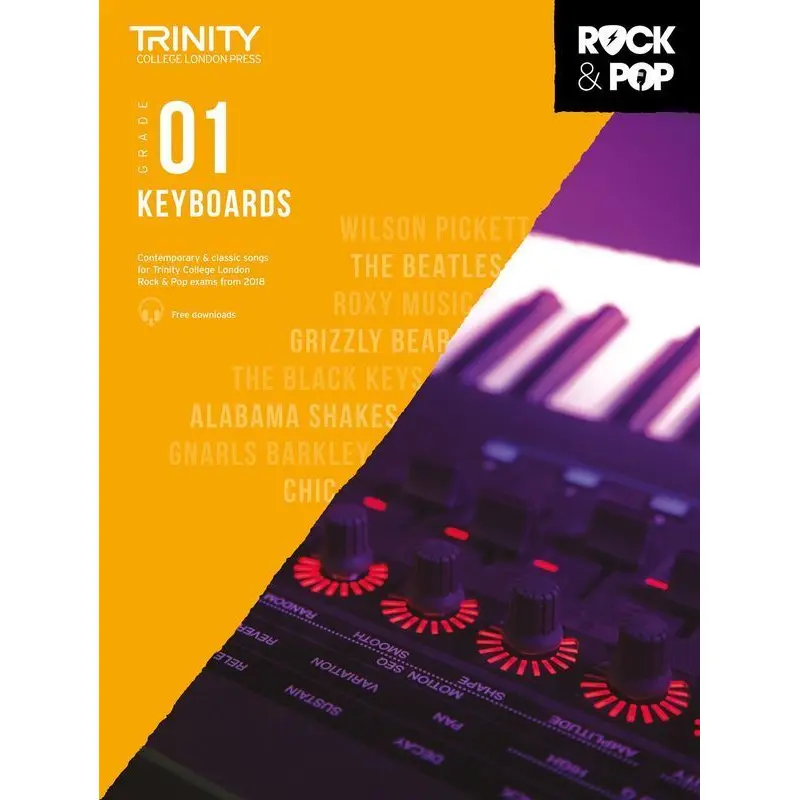 TRINITY ROCK & POP KEYBOARDS GR 1 2018