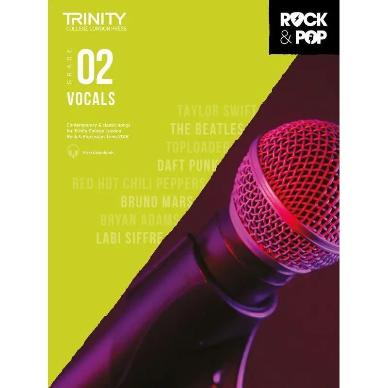 TRINITY ROCK & POP VOCALS GR 2 2018