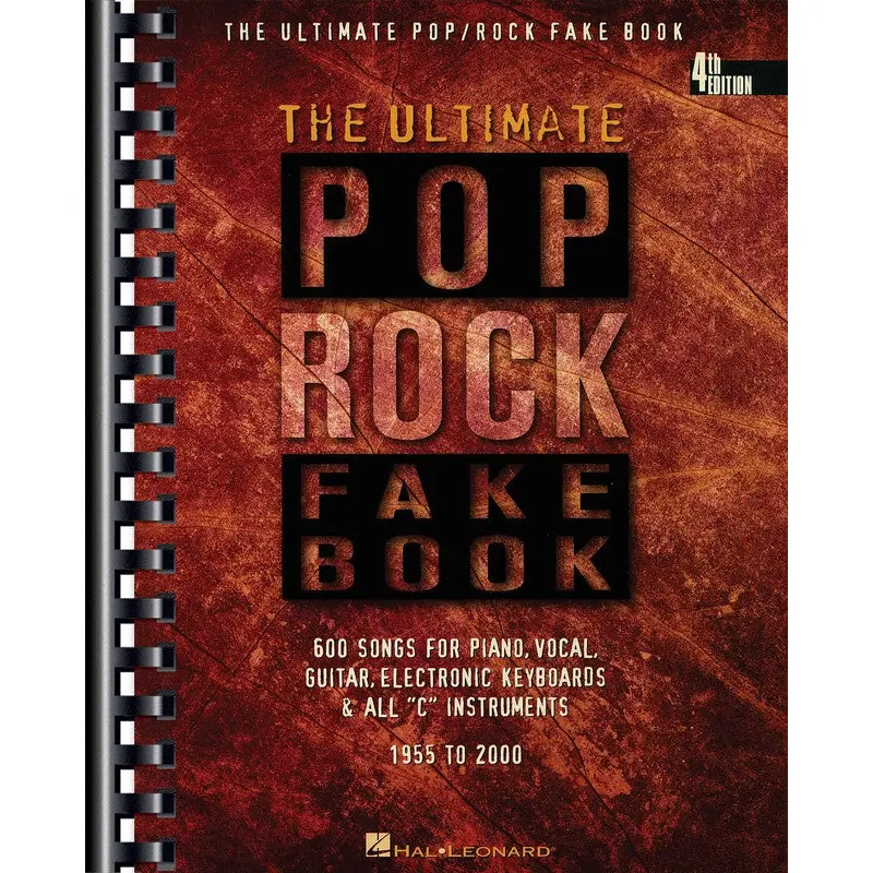 THE ULTIMATE POP ROCK FAKE BOOK 4TH ED