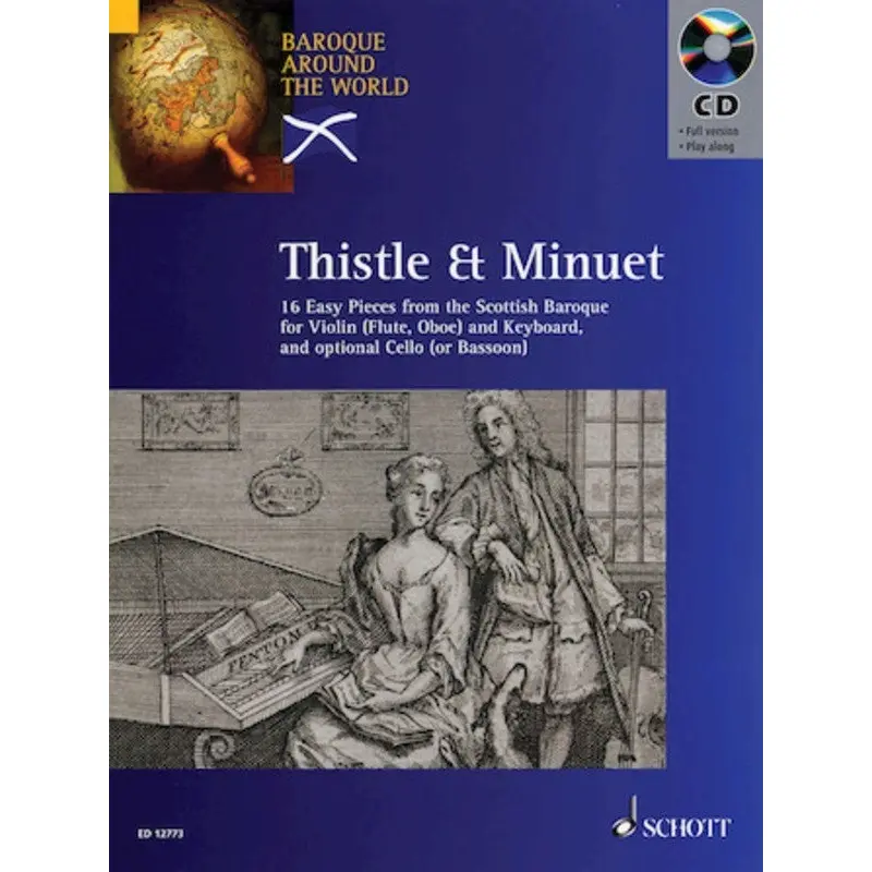 THISTLE & MINUET VIOLIN/PIANO BK/CD