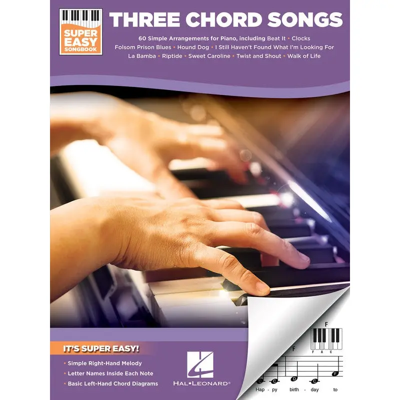 THREE CHORD SONGS SUPER EASY SONGBOOK