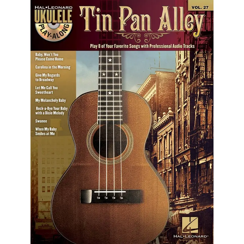 TIN PAN ALLEY UKULELE PLAY ALONG BK/CD V27