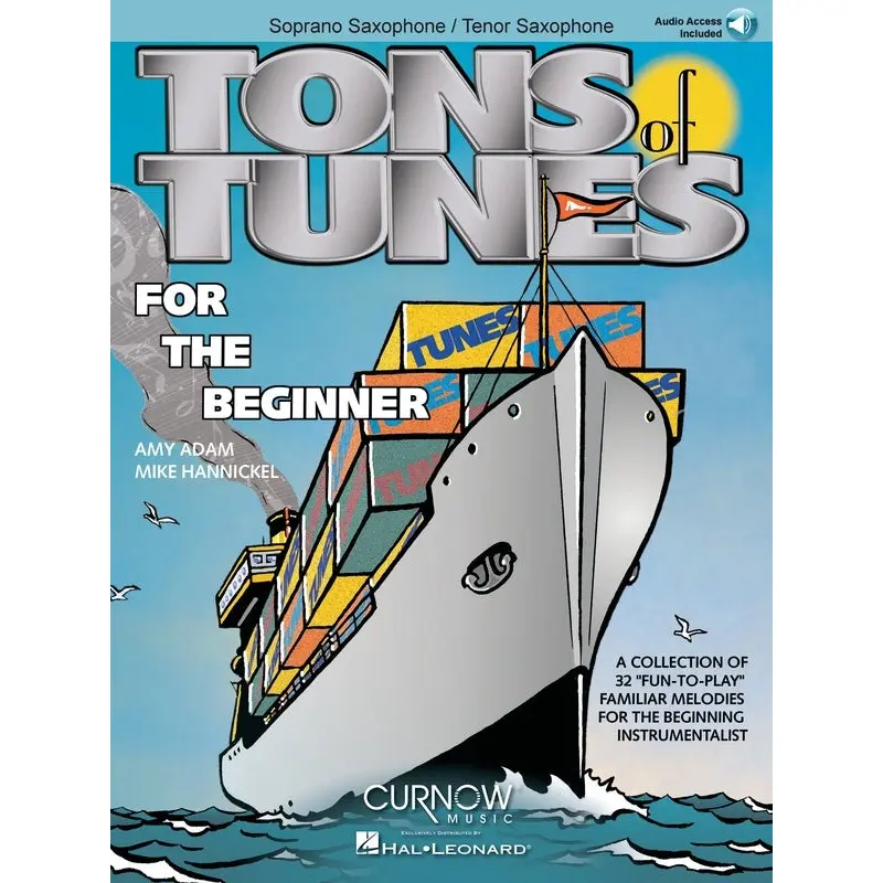 TONS OF TUNES BEGINNERS SOPRANO/TENOR SAX BK/OLA