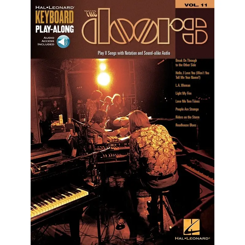 THE DOORS KEYBOARD PLAYALONG V11 BK/OLA