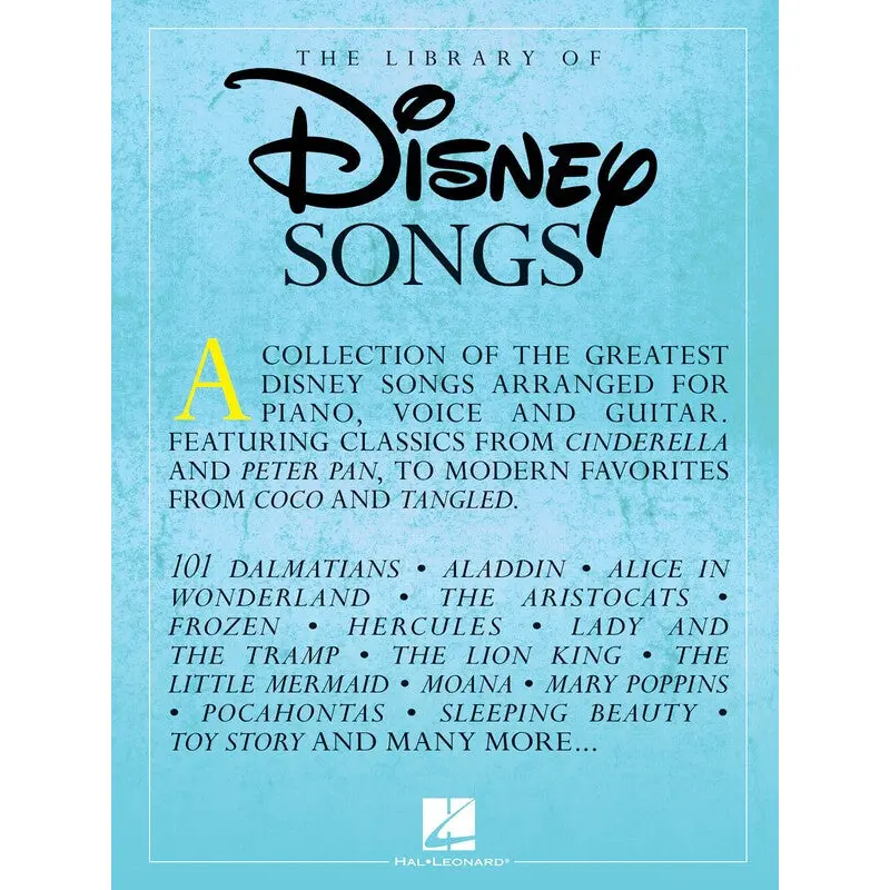 THE LIBRARY OF DISNEY SONGS PVG