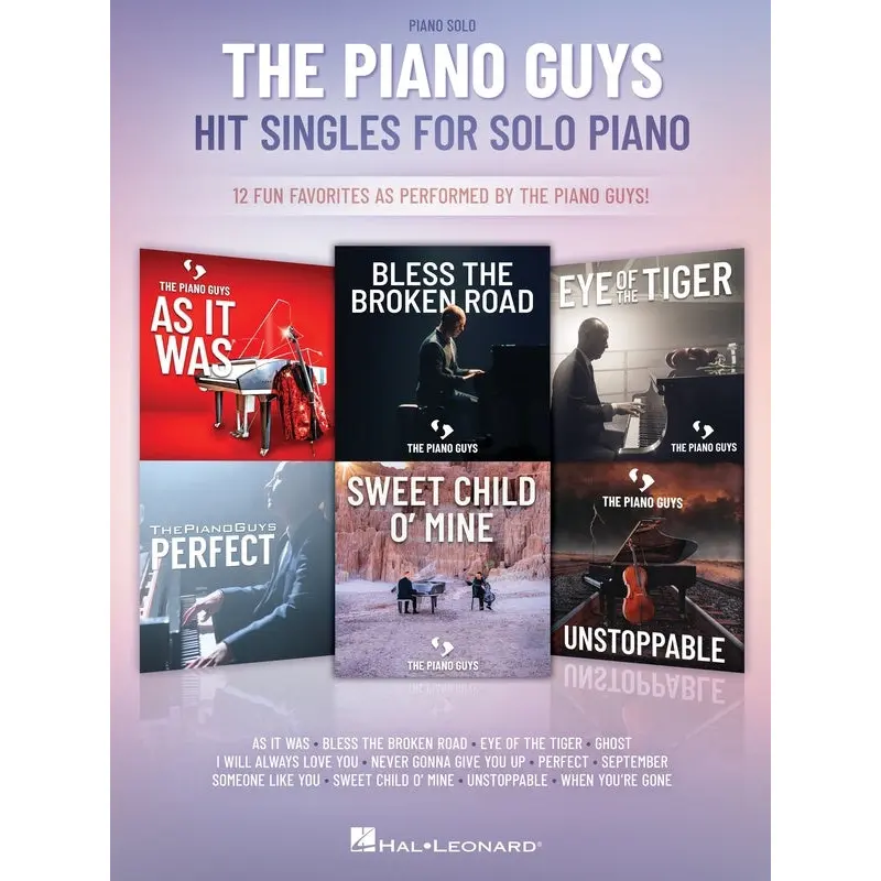 THE PIANO GUYS HIT SINGLES FOR PIANO SOLO