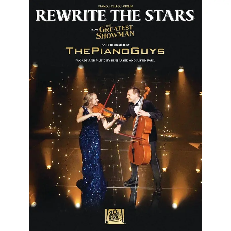 THE PIANO GUYS - REWRITE THE STARS PIANO/CELLO/VIOLIN