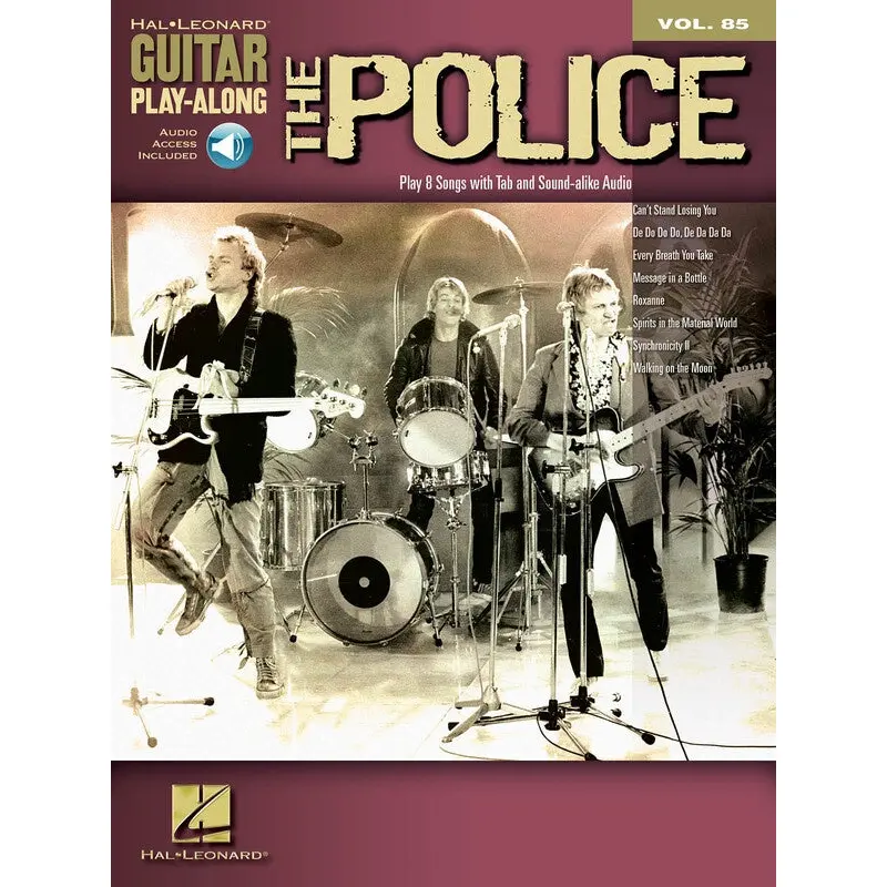 THE POLICE GUITAR PLAYALONG V85 BK/OLA