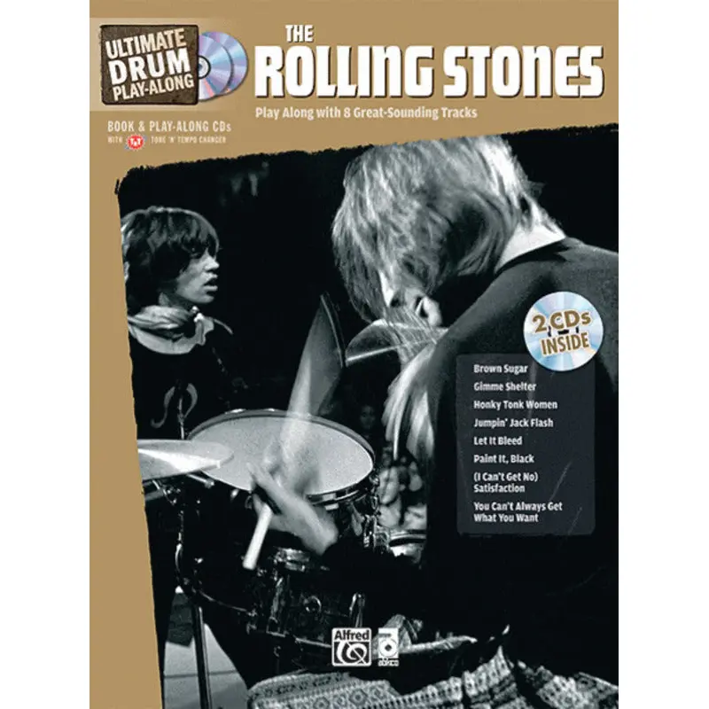 THE ROLLING STONES ULTIMATE DRUMS PLAYALONG BK/2CDS