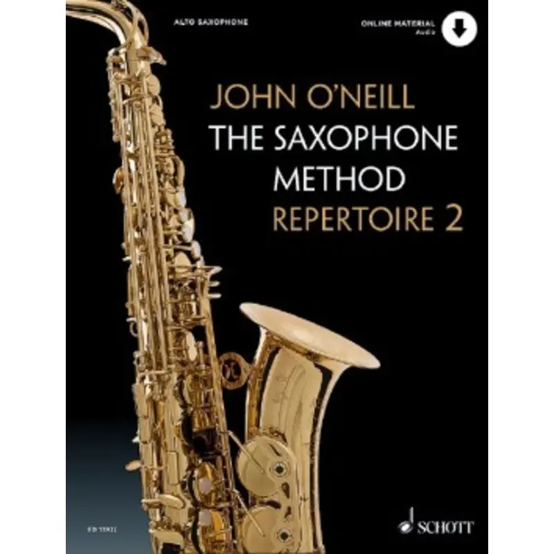 THE SAXOPHONE METHOD REPERTOIRE 2 BK/OLA