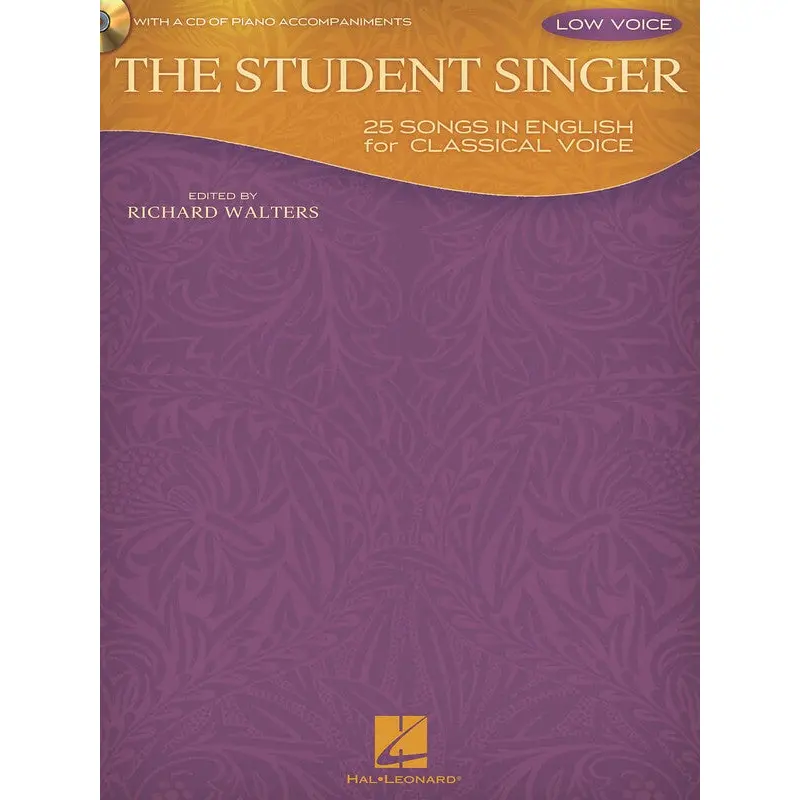 THE STUDENT SINGER BK/CD LOW VOICE