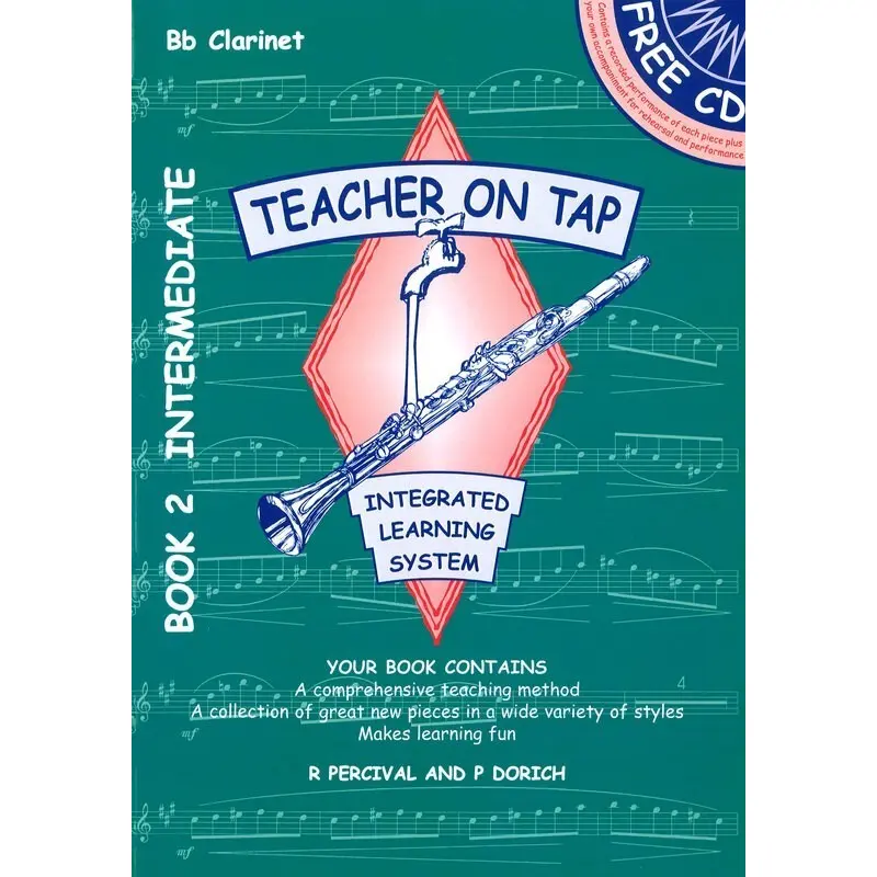 TEACHER ON TAP CLARINET BK 2 BK/CD