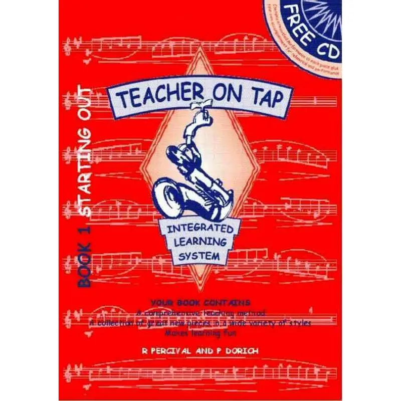 TEACHER ON TAP SAXOPHONE BK 1 E FLAT ALTO BK/CD