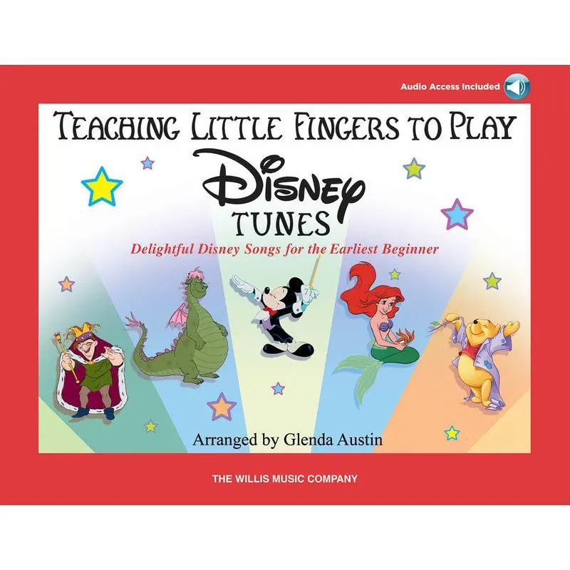TEACHING LITTLE FINGERS TO PLAY DISNEY TUNES BK/OLA