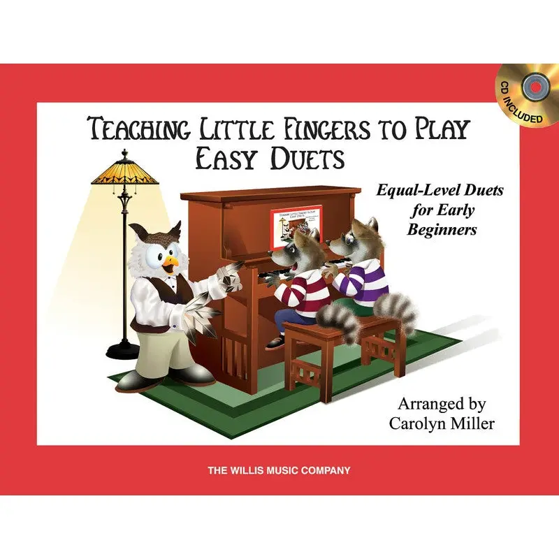 TEACHING LITTLE FINGERS TO PLAY EASY DUETS BK/CD