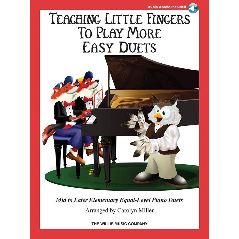 TEACHING LITTLE FINGERS TO PLAY MORE EASY DUETS BK/OLA