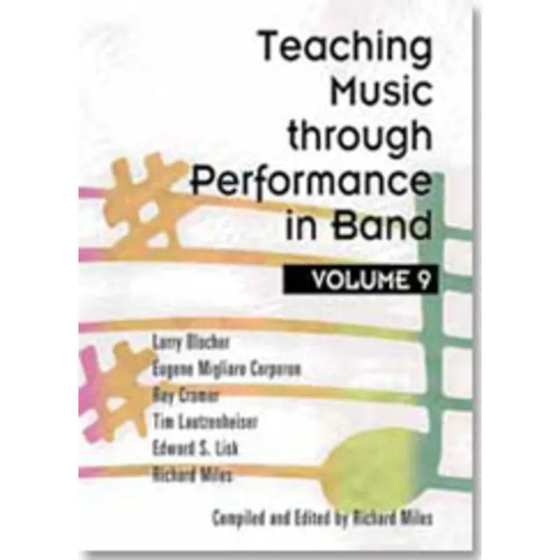 TEACHING MUSIC THROUGH PERF BAND BK V9