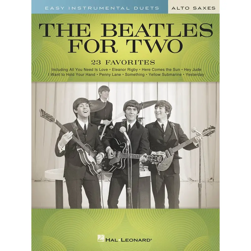 THE BEATLES FOR TWO ALTO SAXES