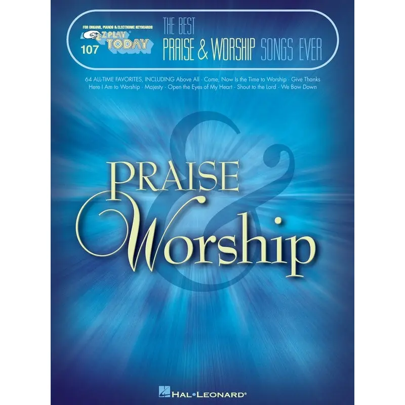 THE BEST PRAISE AND WORSHIP SONGS EVER EZ PLAY 107