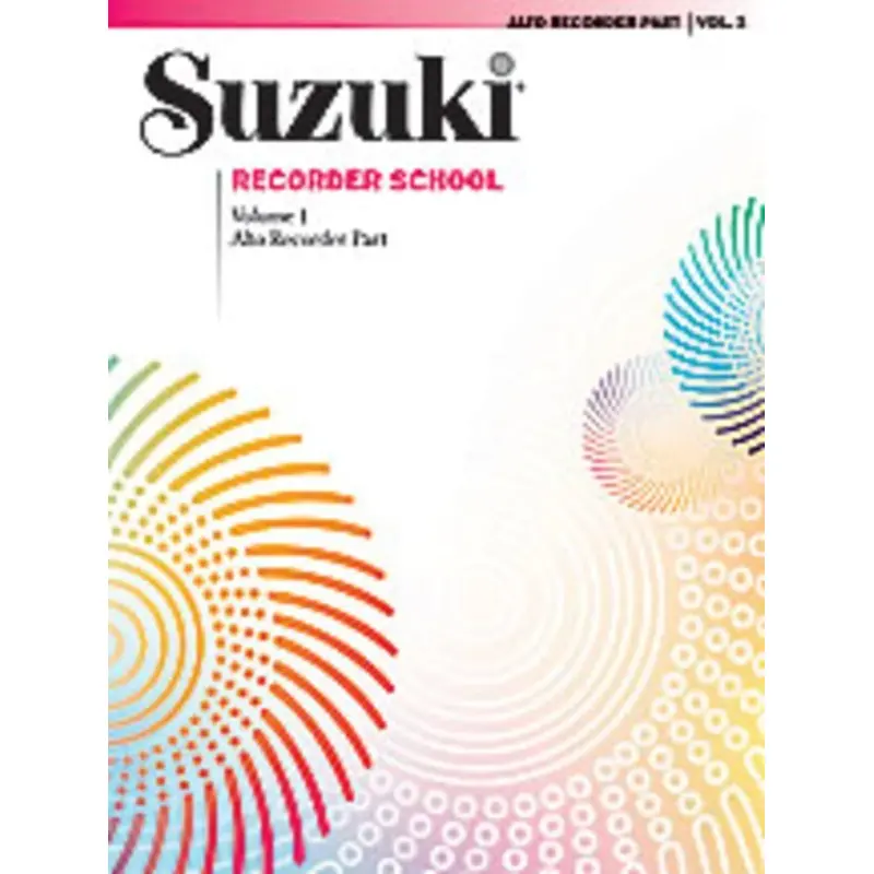 SUZUKI RECORDER SCHOOL VOL 4 TREBLE RECORDER PART
