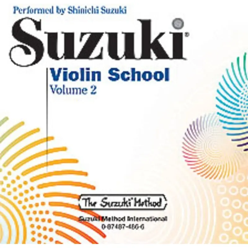SUZUKI VIOLIN SCHOOL VOL 2 CD PERFORMED SUZUKI