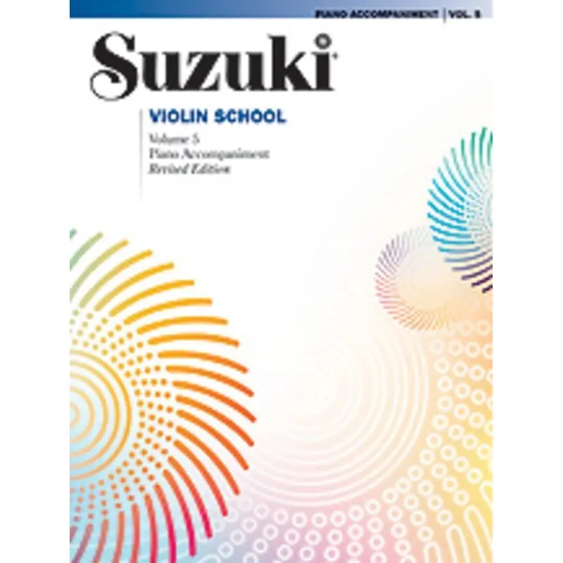 SUZUKI VIOLIN SCHOOL VOL 5 PIANO ACCOMPANIMENT