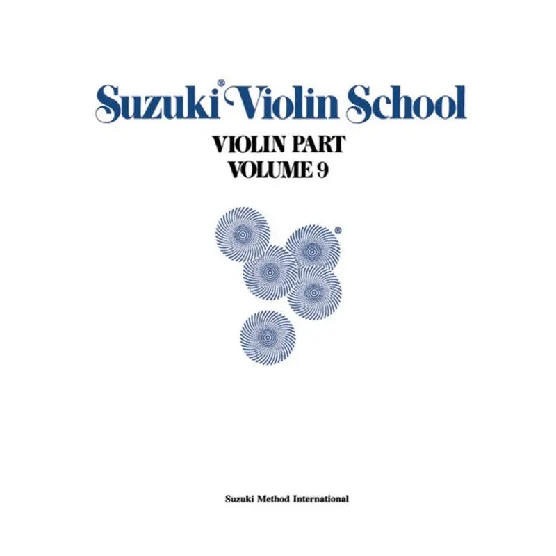 SUZUKI VIOLIN SCHOOL VOL 9 VIOLIN PART