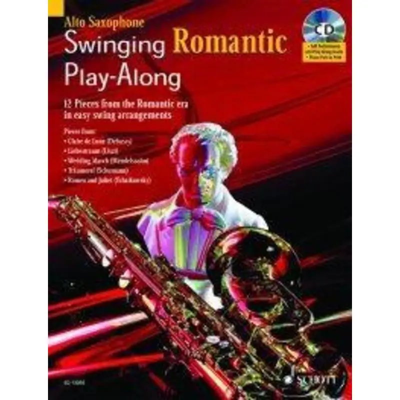 SWINGING ROMANTIC PLAYALONG TENOR SAX BK/CD