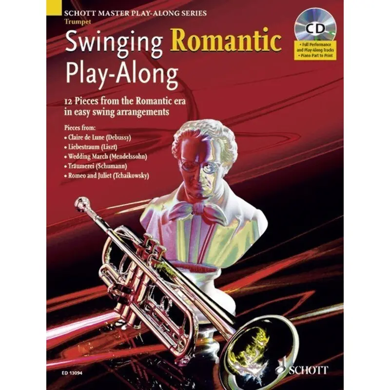 SWINGING ROMANTIC PLAYALONG TRUMPET BK/CD
