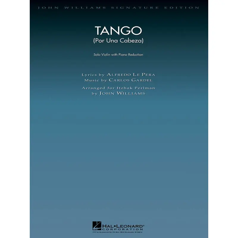 TANGO (POR UNA CABEZA) FOR VIOLIN/PIANO