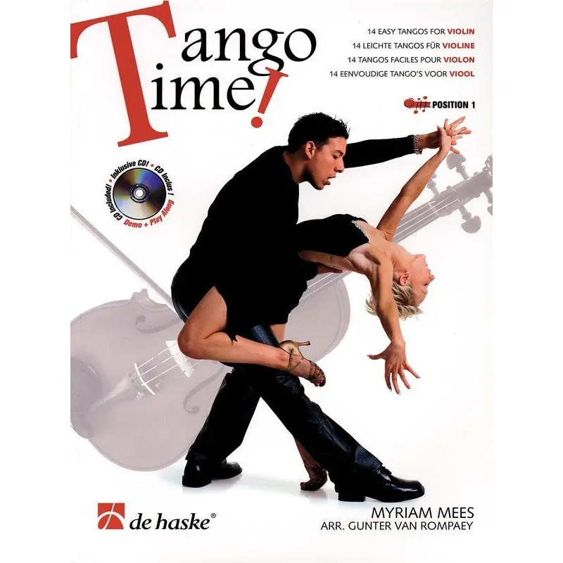 TANGO TIME 14 EASY TANGOS FOR VIOLIN BK/CD