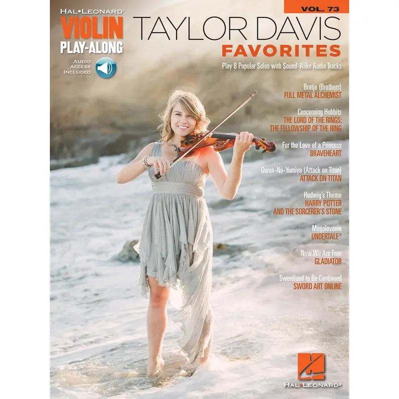 TAYLOR DAVIS FAVORITES VIOLIN PLAYALONG V73 BK/OLA