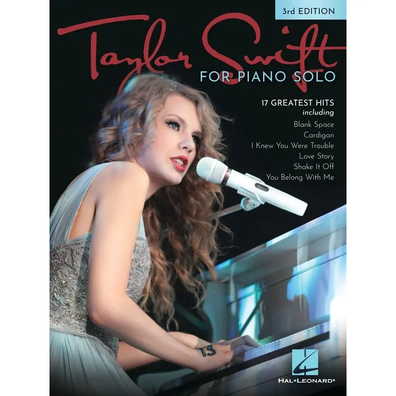 TAYLOR SWIFT FOR PIANO SOLO 3RD EDITION