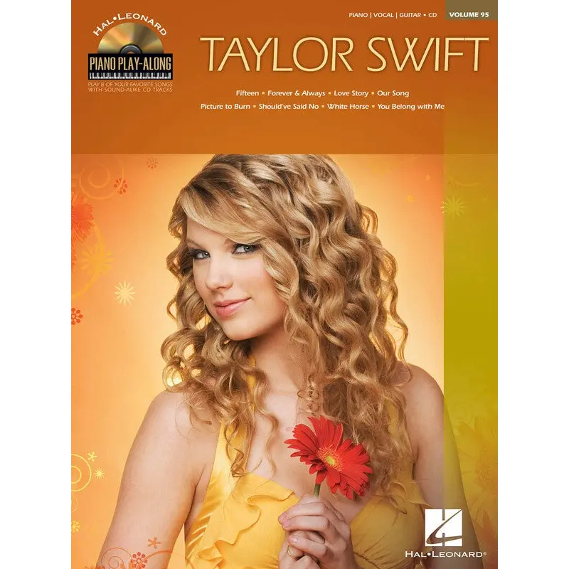 TAYLOR SWIFT PIANO PLAY ALONG V95 BK/CD