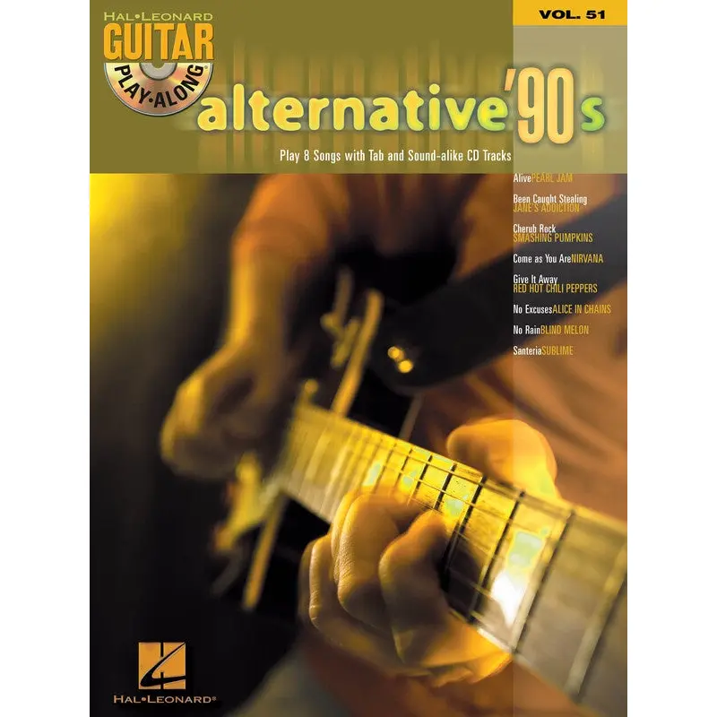ALTERNATIVE 90S GTR PLAY ALONG V51 BK/CD