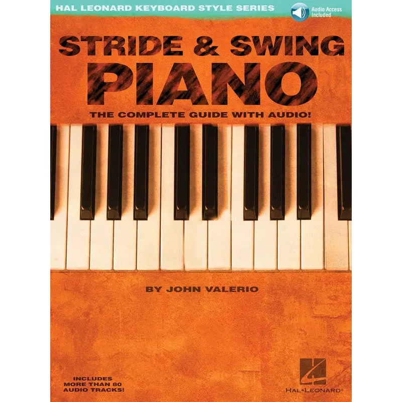 STRIDE AND SWING PIANO KEYBOARD STYLE BK/OLA