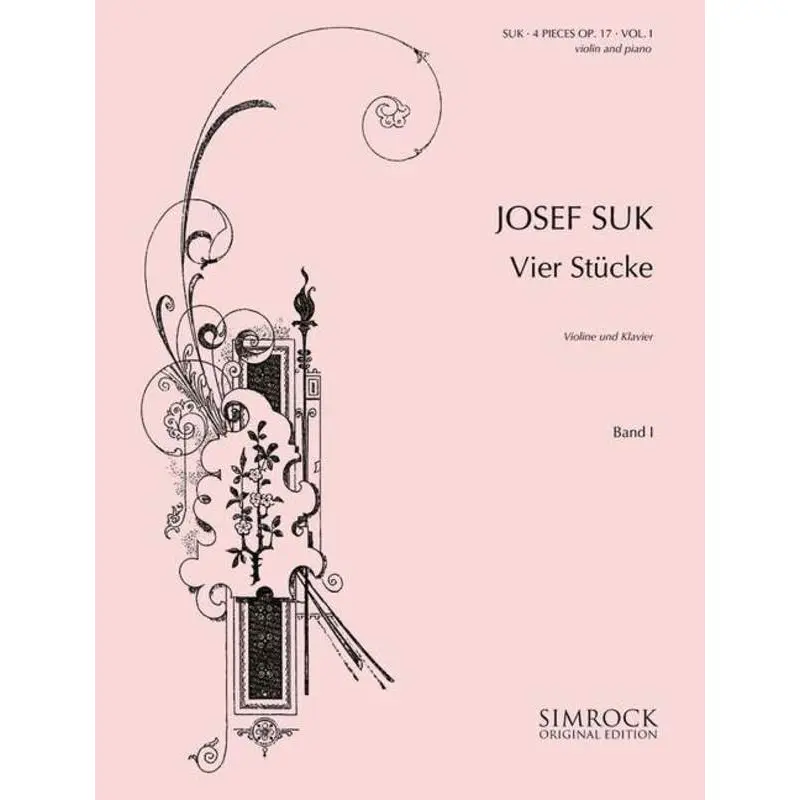 SUK - 4 PIECES OP 17 VOL 1 (NOS 1-2) VIOLIN/PIANO