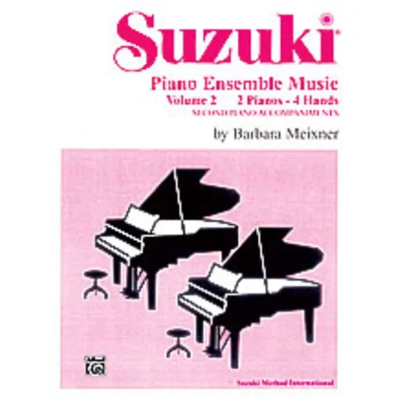 SUZUKI PIANO ENSEMBLE MUSIC VOL 2 PIANO DUO ACCOMP