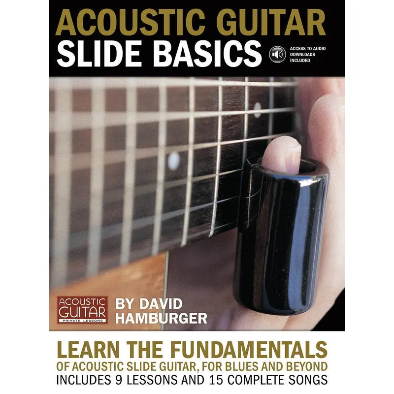 ACOUSTIC GUITAR SLIDE BASICS BK/OLA