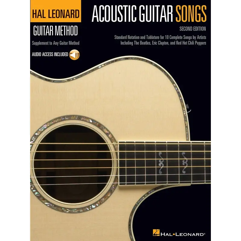 ACOUSTIC GUITAR SONGS 2NG ED BK/OLA HLGM